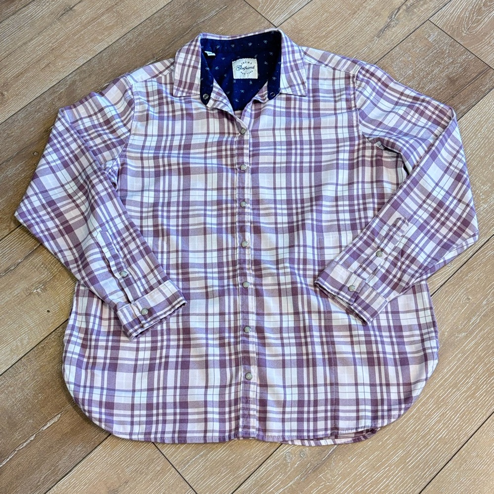 Jachs Girlfriend Plaid Snap-Front Shirt –‎ XL